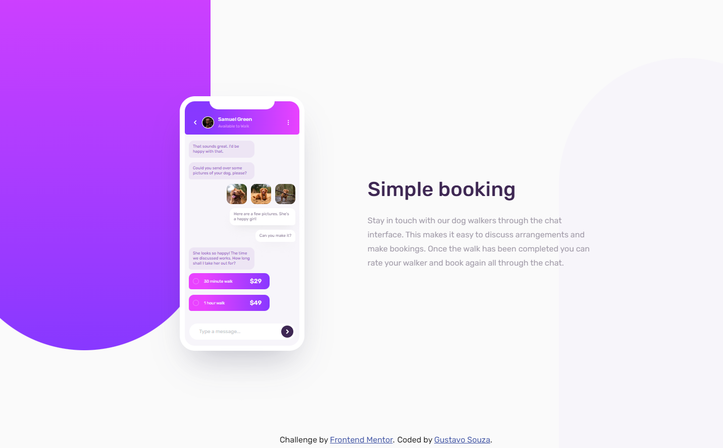 Chat app illustration image